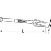 Chasse-rotules à frapper 45 mm KS Tools | 670.0095