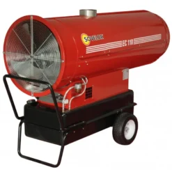Chauffage air pulsé mobile au fuel à combustion indirecte Sovelor | EC110
