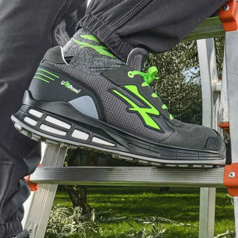 Chaussure de sécurité EGON ESD S1P SRC - RED PREMIUM - UPOWER | RN20016