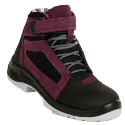Chaussures de sécurité montantes pour femmes Air Top Lady Aubergine - S1P SRC ESD - Gaston Mille | AFHA1