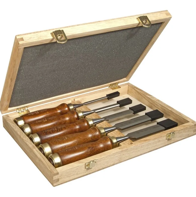 CISEAU A BOIS MANCHE BOIS - COFFRET DE 5 PIÈCES STANLEY 2-16-217