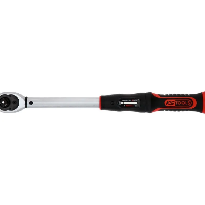 Clé dynamométrique INFINITOOL 3/8'' à cliquet réversible, 10-50 Nm - KSTools | 516.9022