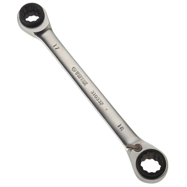 Cle a cliquet 4 en 1 - 16x17 - 18x19 mm - VIRAX | 310332