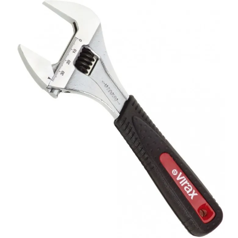 Cle a molette 6'' a mors extra fins Virax | 017047