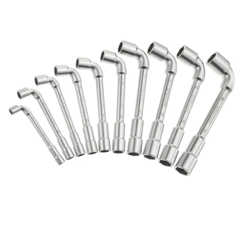 CLE A PIPE DEBOUCHEE 6 X 6 PANS - JEU DE 10 PIÈCES STANLEY 1-17-383