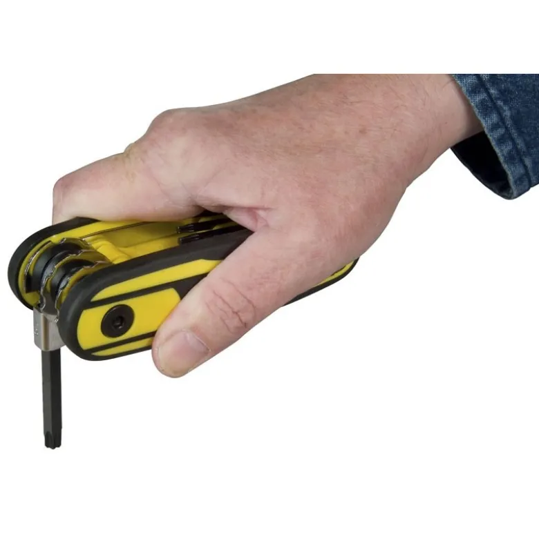 CLE MALE TORX SUR SUPPORT VERROUILLABLE - JEU DE 8 PIÈCES STANLEY FATMAX 0-97-553