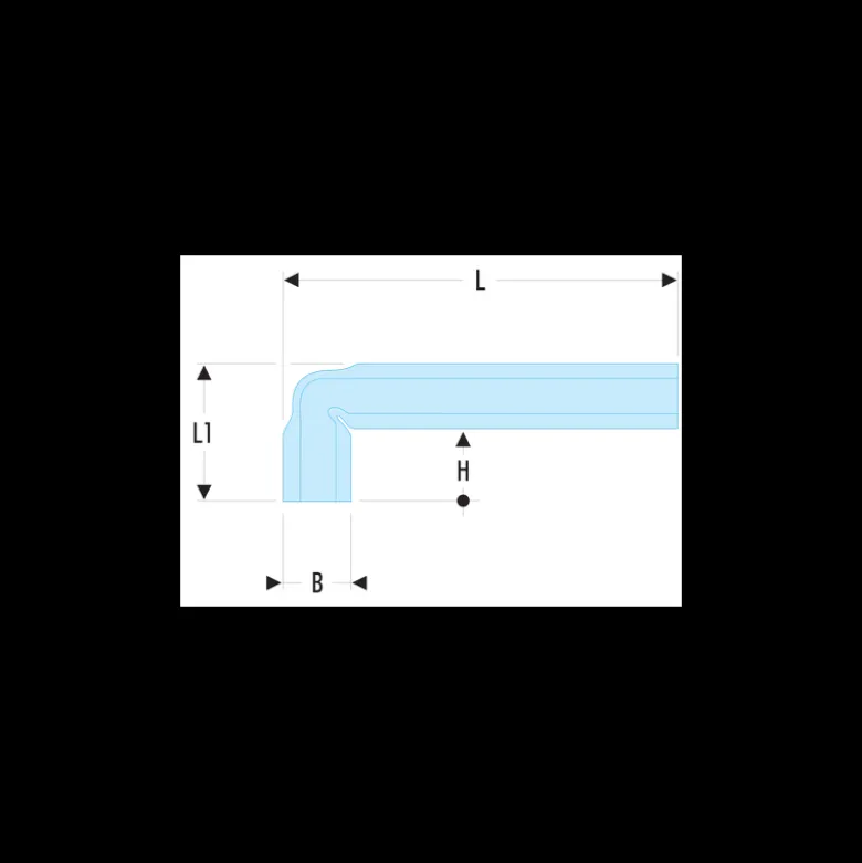 Clé en tube coudée 23mm Facom | 92A.23