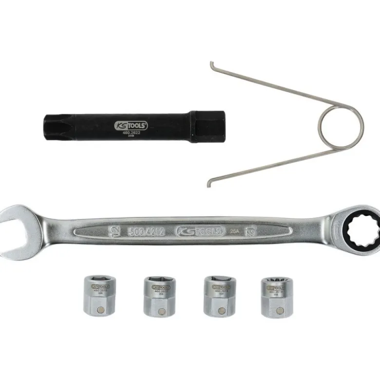 Clé mixte spécifique pour étriers de frein WABCO et Knorr, 7 pcs - KSTools | 460.2620