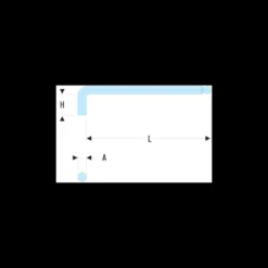Clé mâle extra longue à tête sphérique 2,5mm Facom | 83S.2,5L