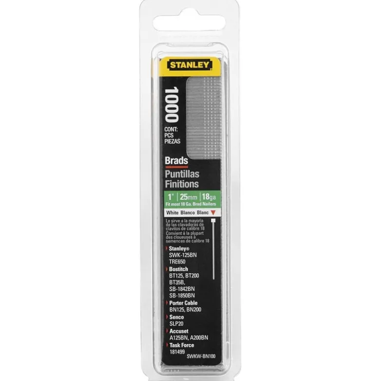 Clous 15 mm - boite de 1000 pièces - STANLEY | 1-SWK-BN0625T