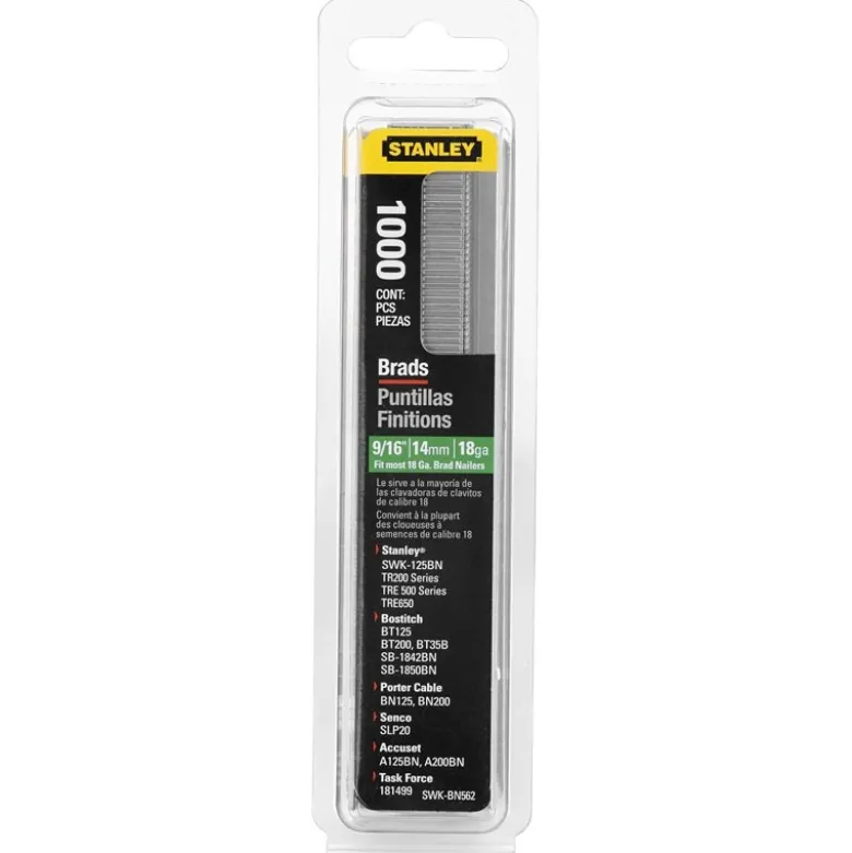 Clous 15 mm - boite de 1000 pièces - STANLEY | 1-SWK-BN0625T