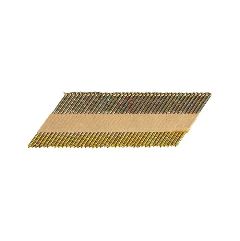 Clous 34° tête (D) crantés galvanisés cloueur pneumatique et cloueur à gaz Ø 2,9mm, Longueur 76mm, Qté 2000 Makita | P-77110