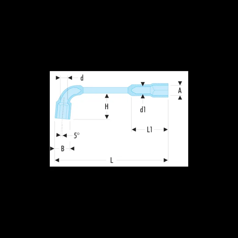Clé à pipe débouchée forgée 12 pans x 6 pans 21mm Facom | 76.21