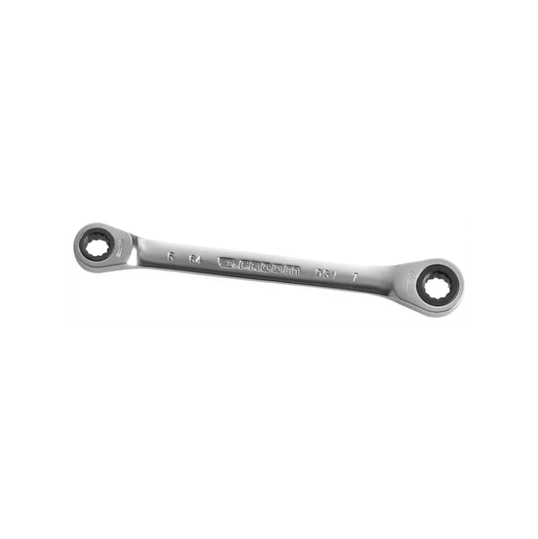 Clé polygonale à cliquet droite 6 x 7mm Facom | 64.6X7