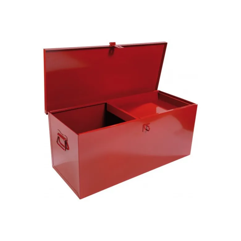 COFFRE DE CHANTIER METALLIQUE - L 480 MM - VIDE - SAM | SAM-517-PCV