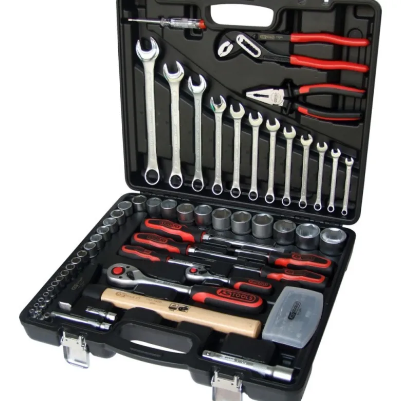 Coffre à outils 1/4'' +1/2'', 88 pcs. - KSTools | 911.0688