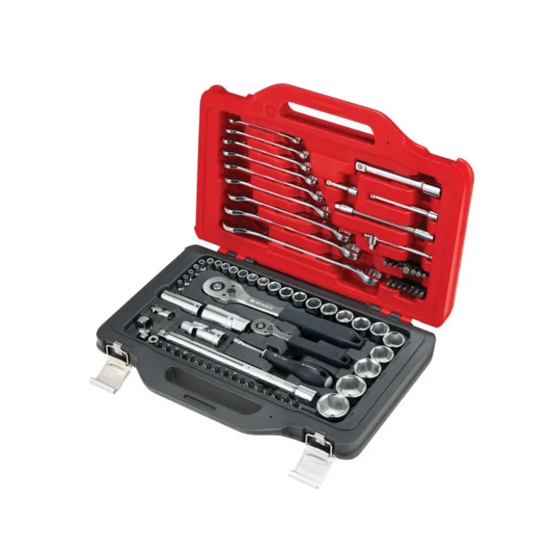 Coffret de clés et douilles à cliquet Facom 1/2", 1/4" 82 pièces Twinbox - Facom | RSL.151-EPW82PB