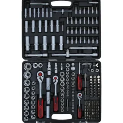Coffret de douilles 1/4'' + 3/8 + 1/2'', 255 pcs. - KSTools | 917.0255