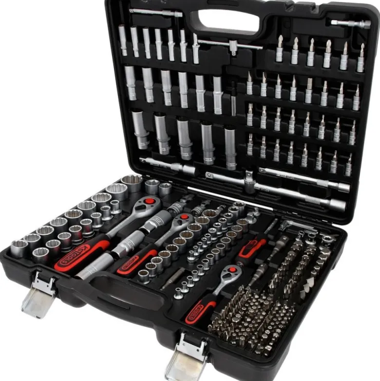 Coffret de douilles 1/4'' + 3/8'' +1/2'', 255 pcs. - KSTools | 916.0255
