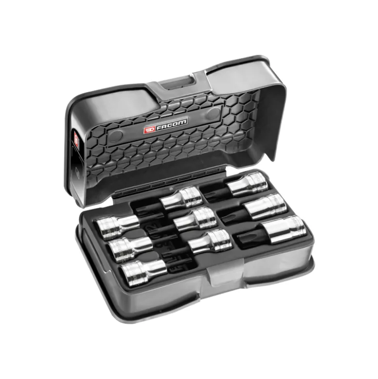 COFFRET DE DOUILLES TOURNEVIS TORX 1/2" TX20-60 FACOM | AMEX.3APB
