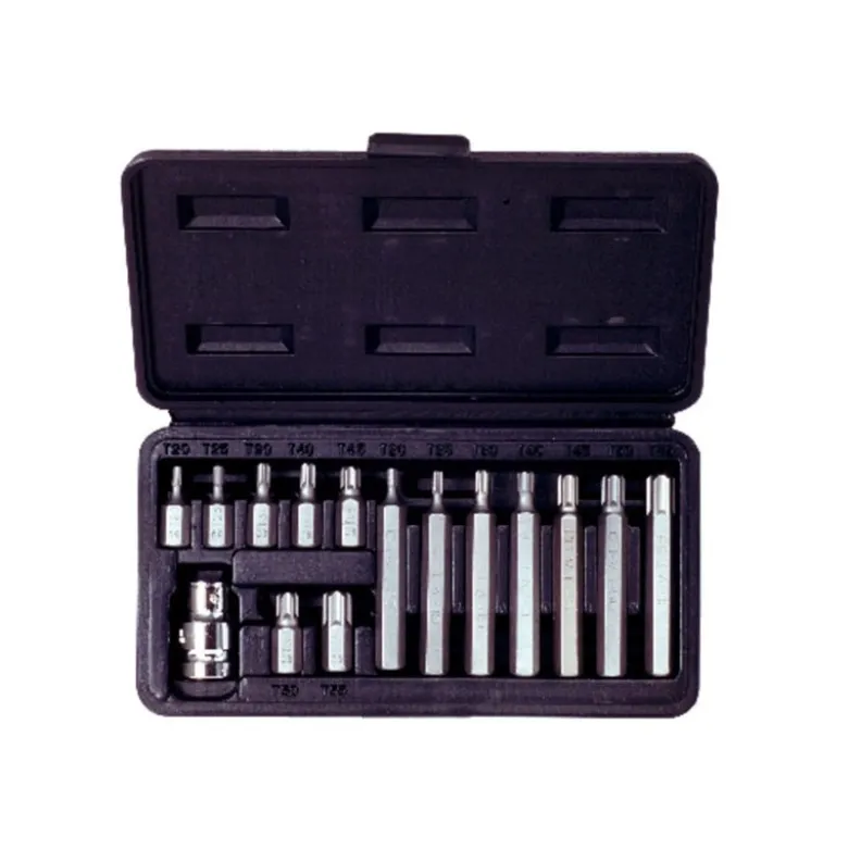 Coffret d'embouts KS TORX, 15 pièces: T20 - 25 - 30 - 40 - 45 - 50 - 55 - KS Tools | 911.5020