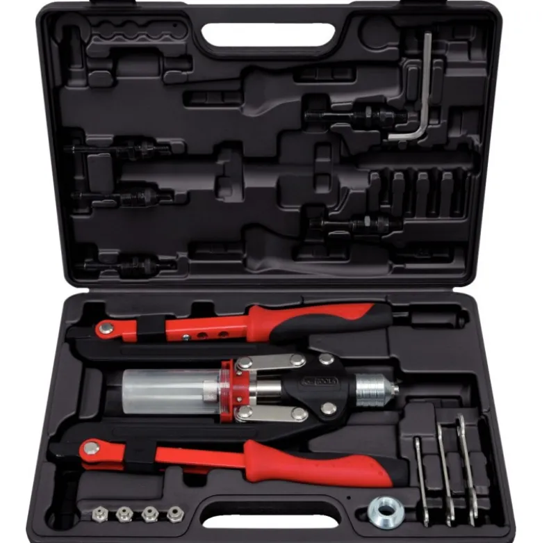 Coffret de pince à rivets et écrous aveugles (insert) - 2 bras pliants KS Tools | 150.9630