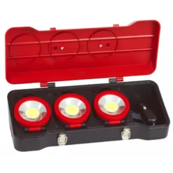 Coffret de 3 projecteurs LEDs 3W KS Tools | 150.4314