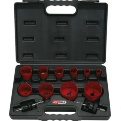 Coffret de 10 scies cloche KS, 19-22-29-35-38-44-51-57-65-67 mm - KS Tools | 129.5545