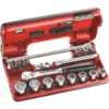 COFFRET "DETECTION BOX" CLIQUET ETANCHE DOUILLES 3/8" 6 PANS - FACOM | JL.DBOX1PB