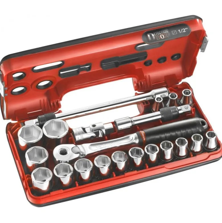 Coffret "Detection box" 1/2" 6 pans - Facom | SL.DBOX500PB