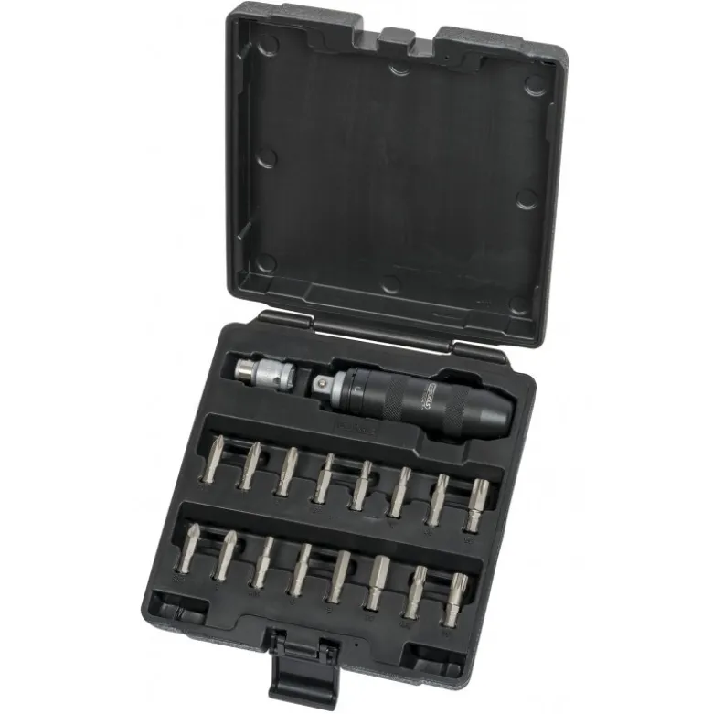 Coffret de tournevis à frapper avec embouts, 18 pièces - KS Tools | 515.2000