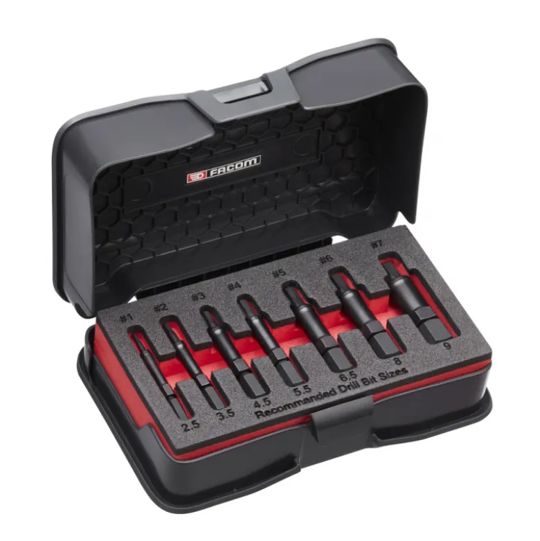 Coffret d'extracteurs de vis et goujons cassés - FACOM FRANCE | SXE.J7MGRPPB