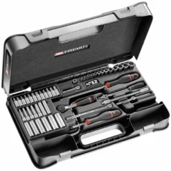 Coffret Douille 1/4" 6 pans métriques 61 pièces Facom | R.450BP