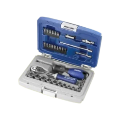 Coffret douilles et accessoires 1/4" métriques - 34 pièces - E194672 | Expert by Facom
