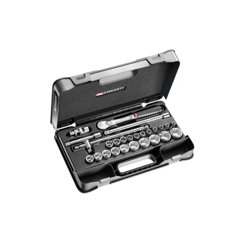 Coffret douilles 1/2" 6 pans métriques - 26 pièces | SL.161-4P6 Facom