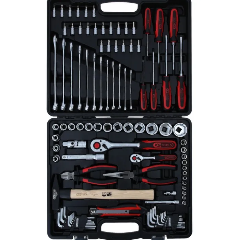 Coffret d'outils universels 1/4'' + 1/2'', 97 pcs. - KSTools | 917.0797