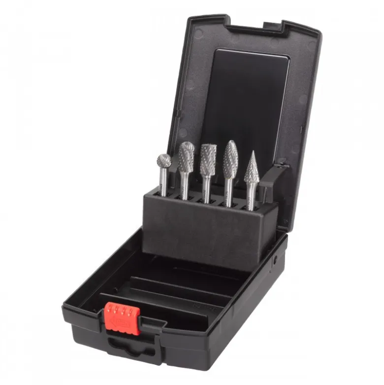 COFFRET FRAISE CARBURE 10MM (6 PCS) - Blister - Milwaukee | 4932493577