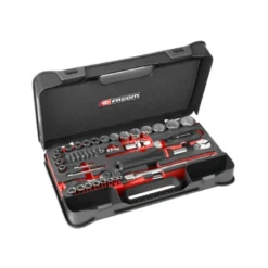Coffret MBOX serrage 1/4 & 1/2 OGV® Grip, plateau mousse (60 pces) - Facom | RS.GRPPB