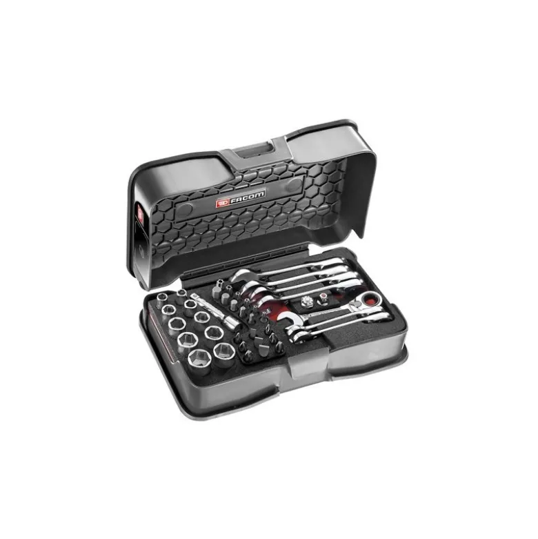 Coffret multi-serrage à cliquet compact - FACOM FRANCE | 467BS.BOXPB