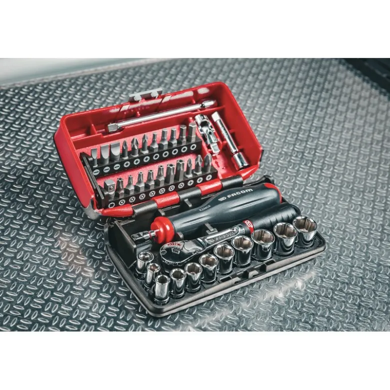 COFFRET NANO OGV GRIP DOUILLES 1/4 6 PANS FACOM | RL.NANO1GRPPB