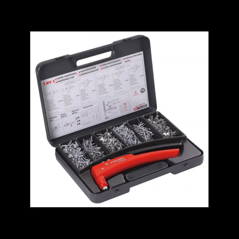 Coffret pince à riveter + rivets aluminium maintenance Facom | Y.RIV3