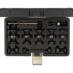 Coffret pour perçage des logements de capteurs de distance, 23 pcs - KSTools | 140.2650