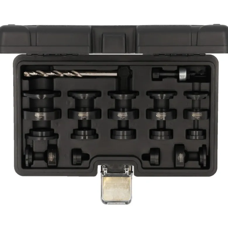 Coffret pour perçage des logements de capteurs de distance, 23 pcs - KSTools | 140.2650