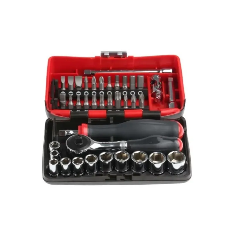 COFFRET RADIO 1/4'' 38 PIÈCES NANO AVEC CLIQUET À MANCHE ROTATIF 360° FACOM | R.360NANOPB