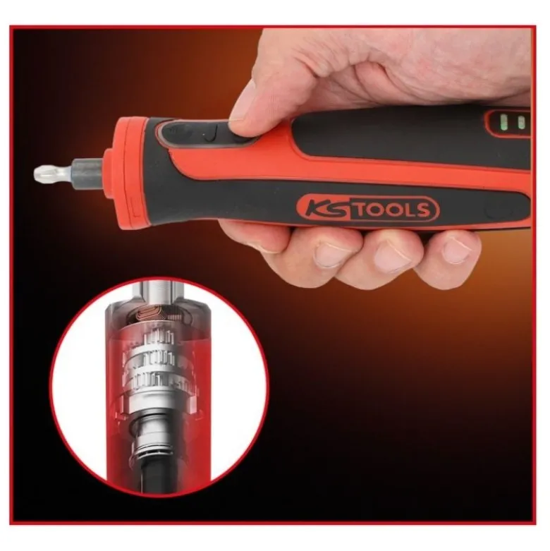 Coffret tournevis sur batterie et embouts eMONSTER 1/4'', 27 pcs, 6 Nm KS Tools | 515.6550