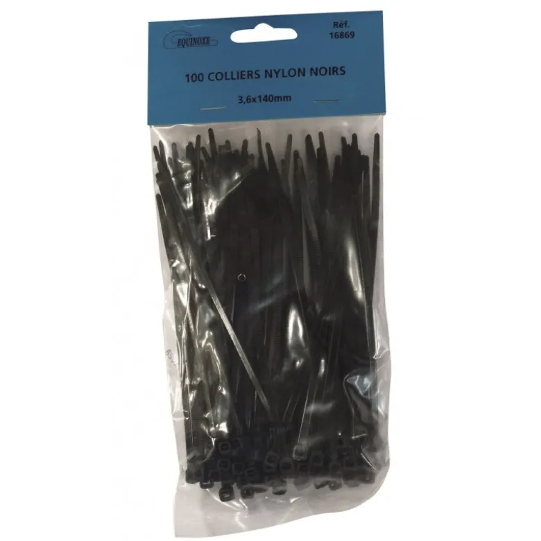 Colliers nylon 4,8 x 180 - sachet de 100 - Sodise | 16871