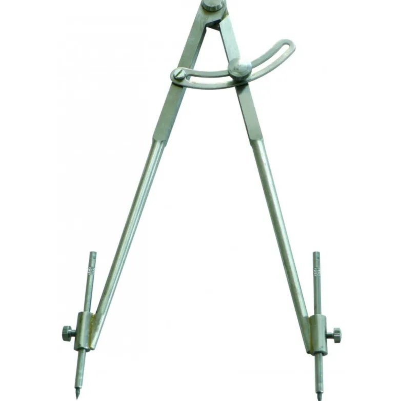 COMPAS A CHARNIERE POINTES RAPPORTEES 1/4 CERCLE 250MM TALIAPLAST | 402933