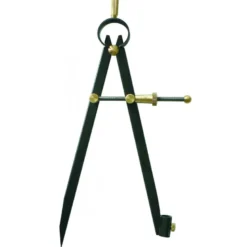 COMPAS A RESSORT PORTE-CRAYON 200MM ACIER BRUNI TALIAPLAST | 402813