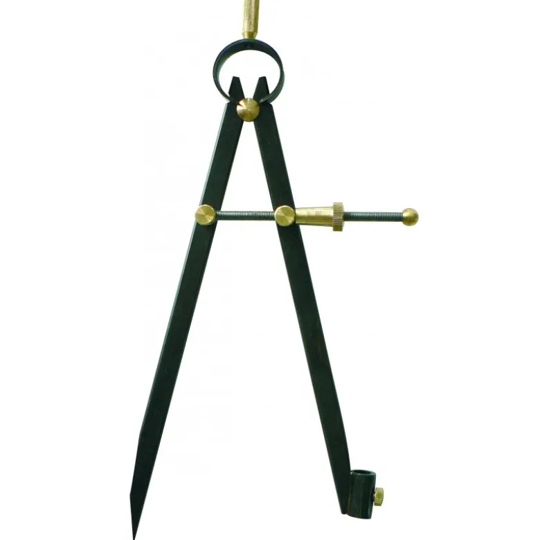 COMPAS A RESSORT PORTE-CRAYON 200MM ACIER BRUNI TALIAPLAST | 402813