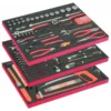 Composition de 3 modules mousse avec 158 outils à usage général - Bahco | FF1ASET-BASIC
